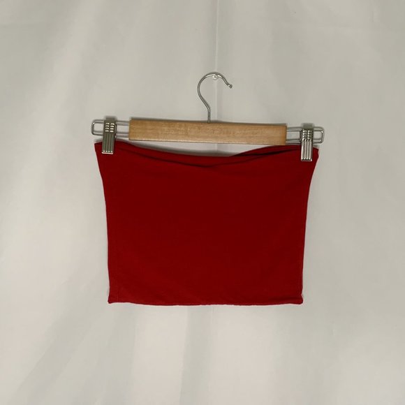 Brandy Melville Tube Top One Size Red - Picture 3 of 4